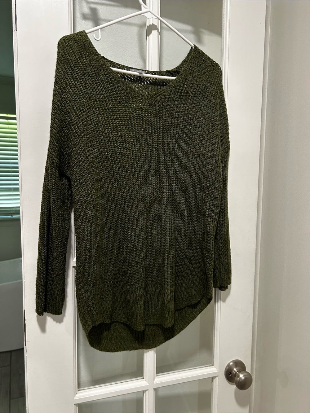 Charlotte Russe Olive Green Women's Knit Sweater